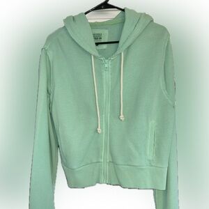 American Eagle Outfitters Mint Green Hoodie